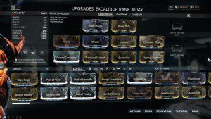 excalibur builds warframe|Warframe Excalibur Build 2024 Guide .